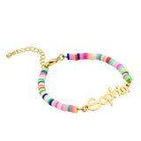 Confetti Colors Name Bracelet
