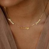 Personalized Multiple Name Necklace