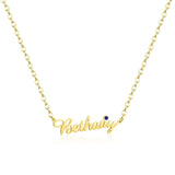 Eternal Signature Birthstone Necklace