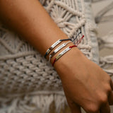 White Custom Braided Bracelet - Customcuff