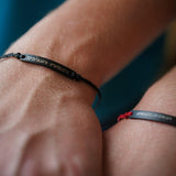 Black Custom Braided Bracelet Set - Customcuff