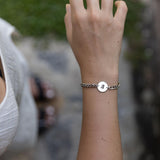 Initial Chain Coin Bracelet - Customcuff