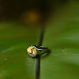 Single Initial Signet Ring - Customcuff