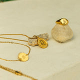 Elegant Zodiac Sign Coin Bracelet - Customcuff