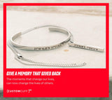 (CUSTOMCUFF)RED Cuff and Bar Necklace Bundle - Customcuff