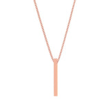 Plain Bar Necklace - Customcuff