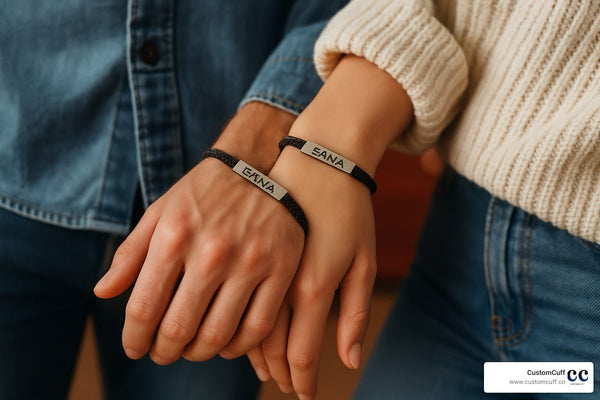 Couples Who Name Together, Stay Together – Custom Name Bracelets