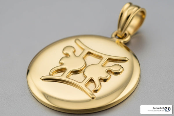 Gemini Gold: Unveiling the Perfect Solid Gold Pendant for Your Sign