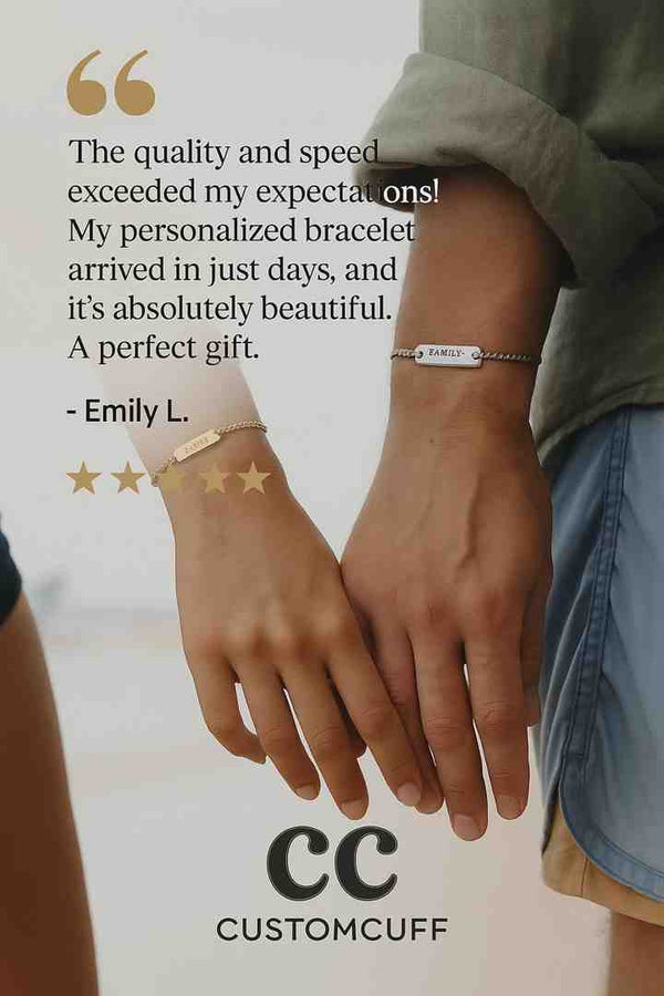 Personalized Silver Bracelets for the Man Who Has Everything