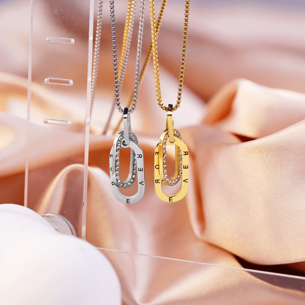 Interlocking Personalized Necklace