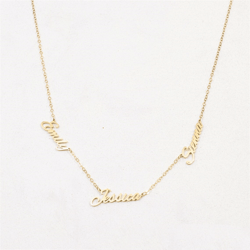 Personalized Multiple Name Necklace – CustomisedCuff