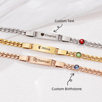 Family Birthstone Bracelet