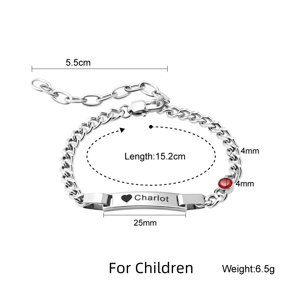 Family Birthstone Bracelet