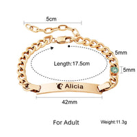 Family Birthstone Bracelet