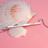 Engraved Hidden Message Necklace