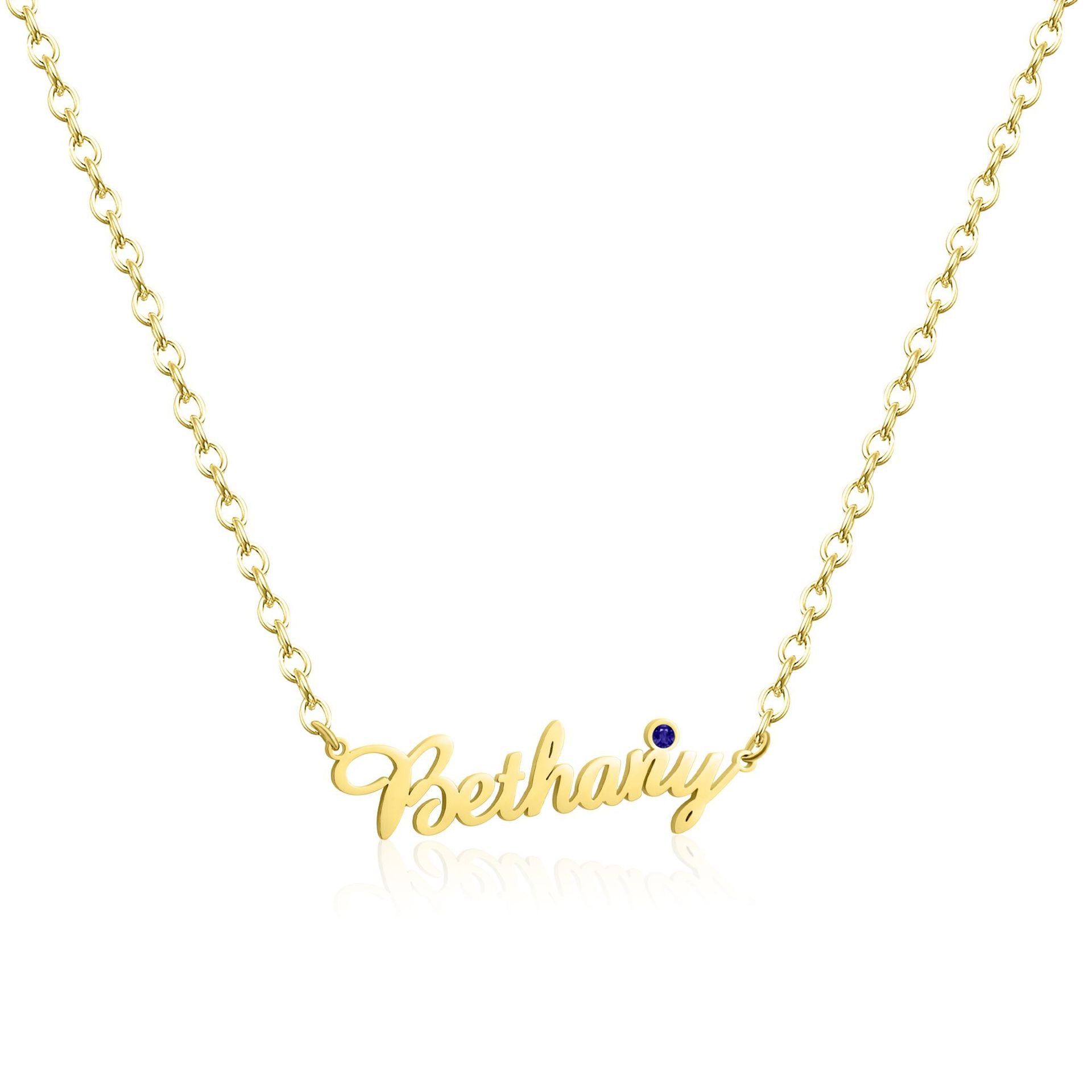 Eternal Signature Birthstone Necklace