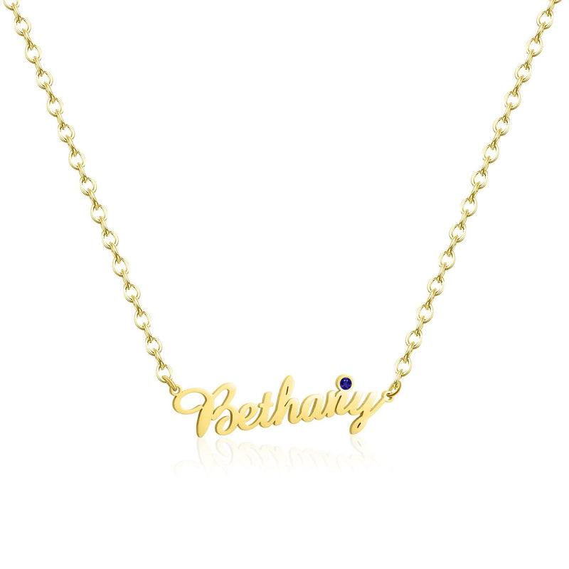 Eternal Signature Birthstone Necklace