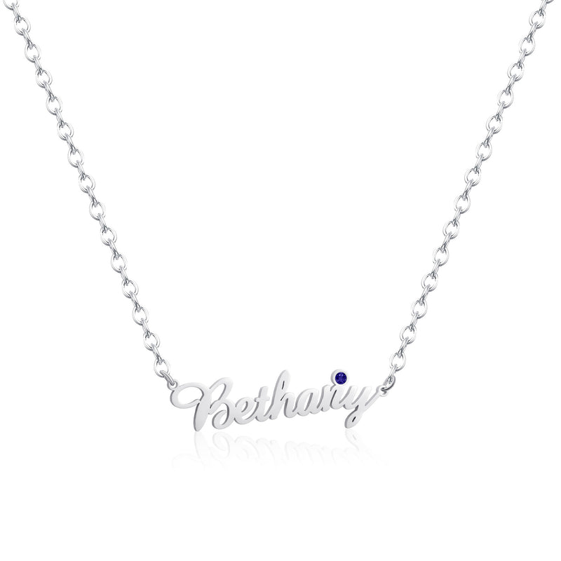 Eternal Signature Birthstone Necklace
