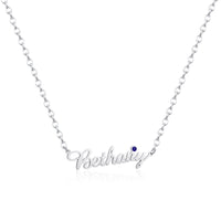 Eternal Signature Birthstone Necklace