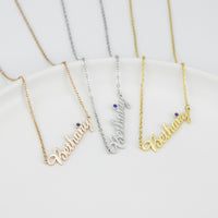 Eternal Signature Birthstone Necklace
