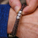 Woven Custom Bead Bracelet