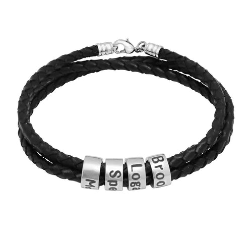 Woven Custom Bead Bracelet
