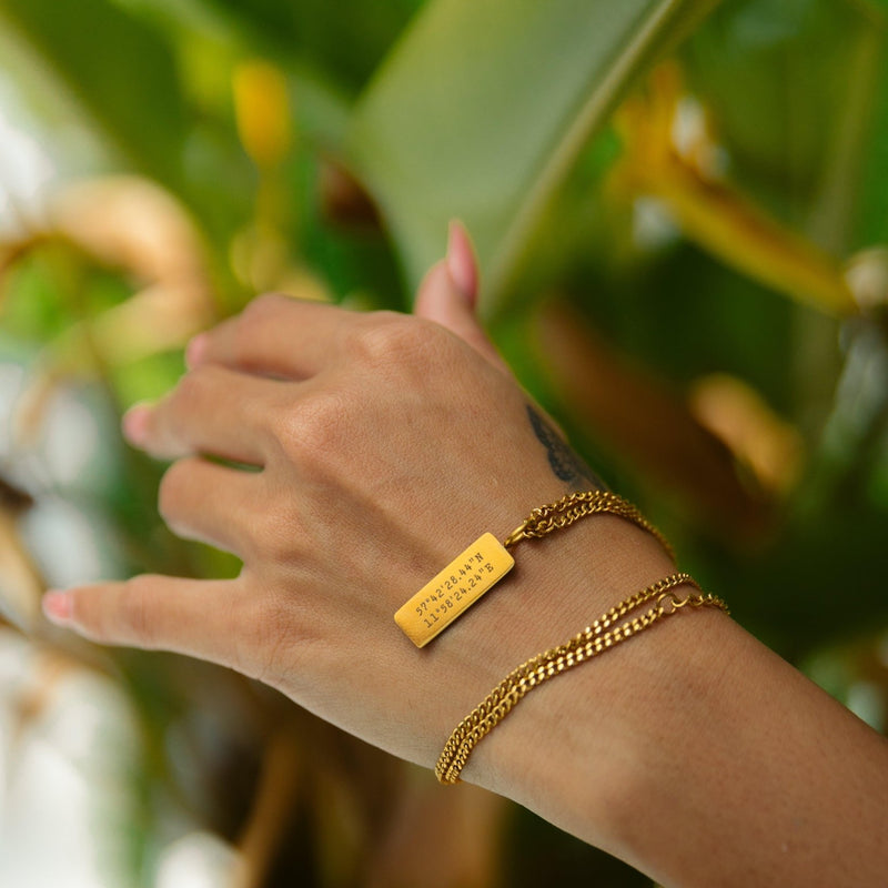 Custom Minimal Charm Necklace Set - Customcuff