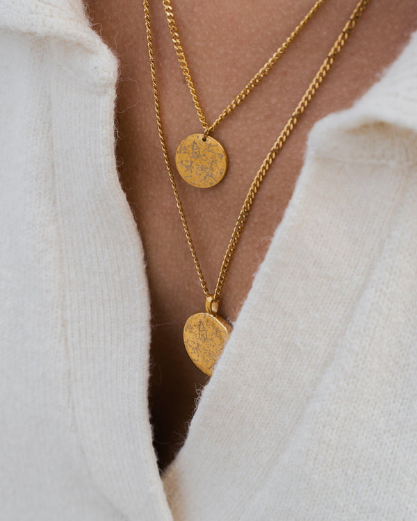 Custom Star Map Necklace Set - Customcuff