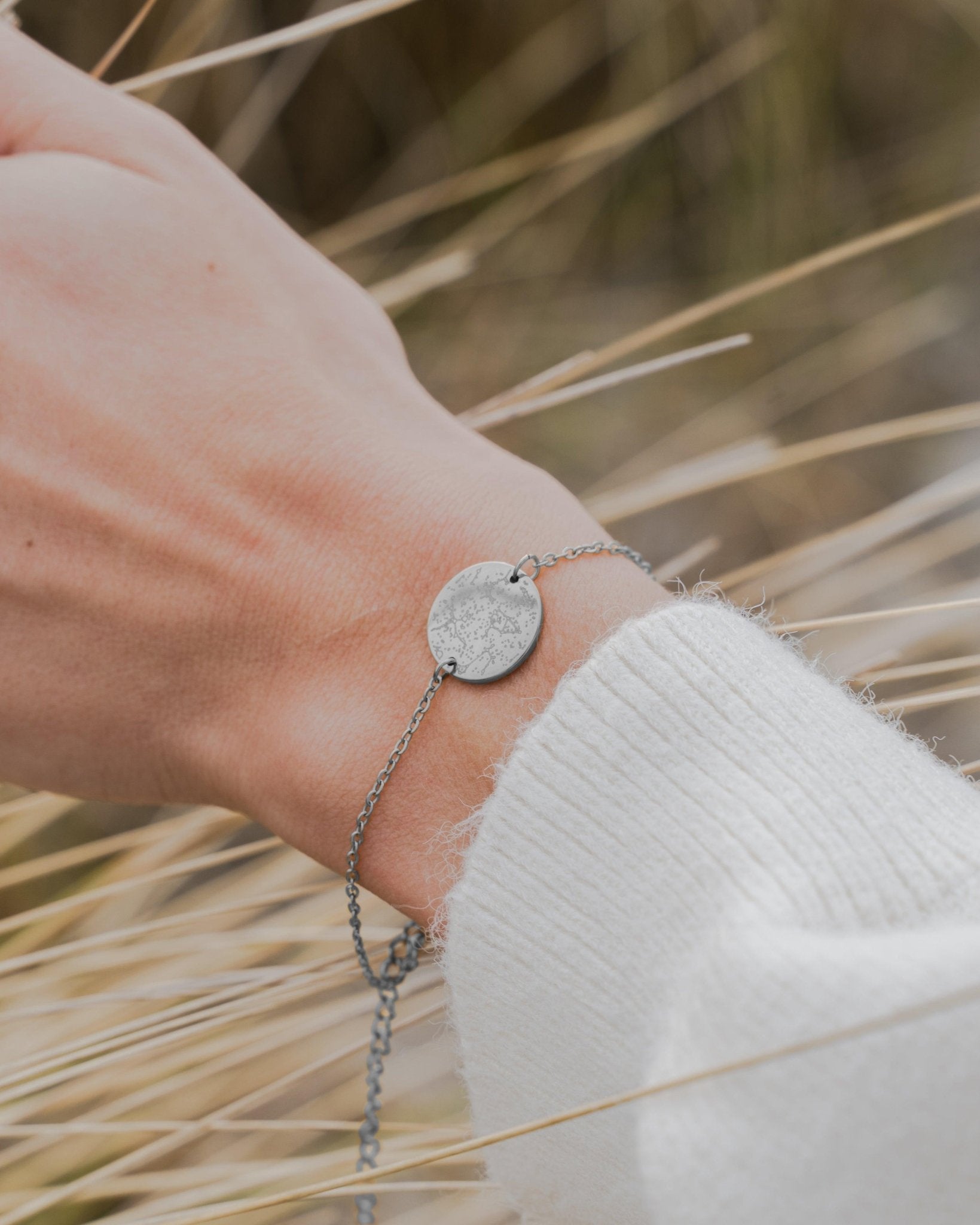 The Silver Classics: Handwriting Jewelry Set - Customcuff