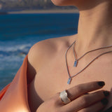 Elegant Initial Charm Layered Necklace - Customcuff