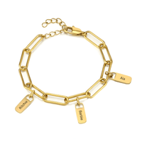 Custom Link Name Bracelet