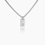 Elegant Initial Charm Single Necklace - Customcuff