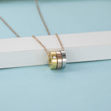 Engraved Multi Beads Necklace