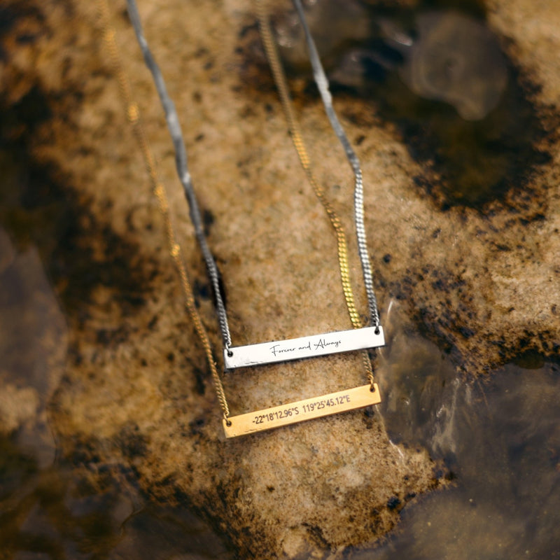 Custom Plate Necklace Set - Customcuff