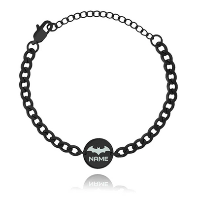 MATTE BLACK COIN BRACELET