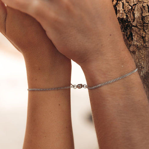 Matching Couples Chain Bracelet - Customcuff
