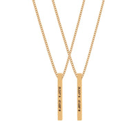 Custom Bar Necklace Set - Customcuff