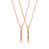Custom Bar Necklace Set - Customcuff