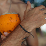 Black Custom Braided Bracelet Set - Customcuff
