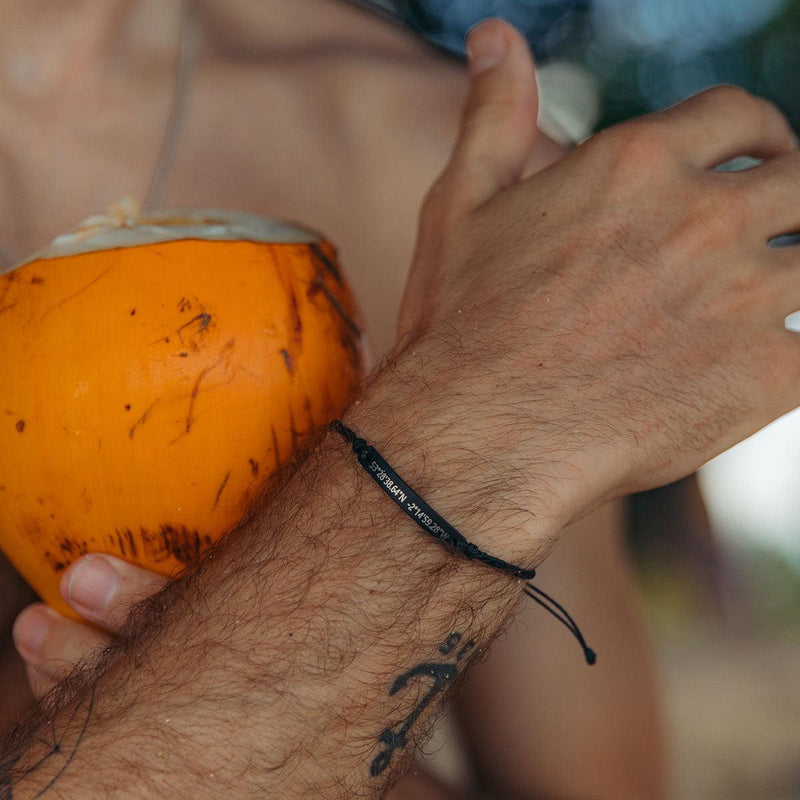 Black Custom Braided Bracelet Set - Customcuff