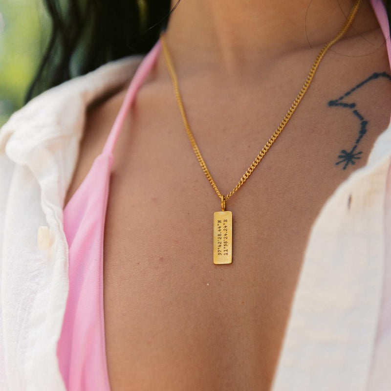 Extra Custom Minimal Charm Necklace - Customcuff