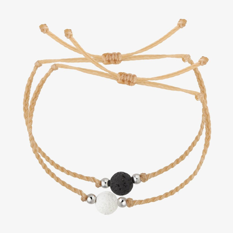 Yin/Yang Lava Bracelet Set - Customcuff