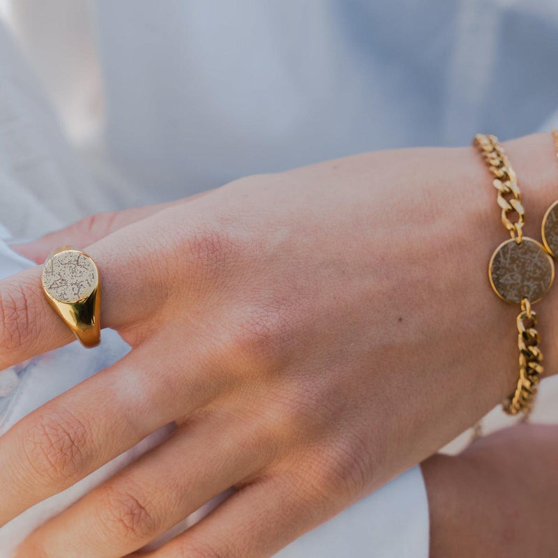 Custom Star Map Ring - Customcuff