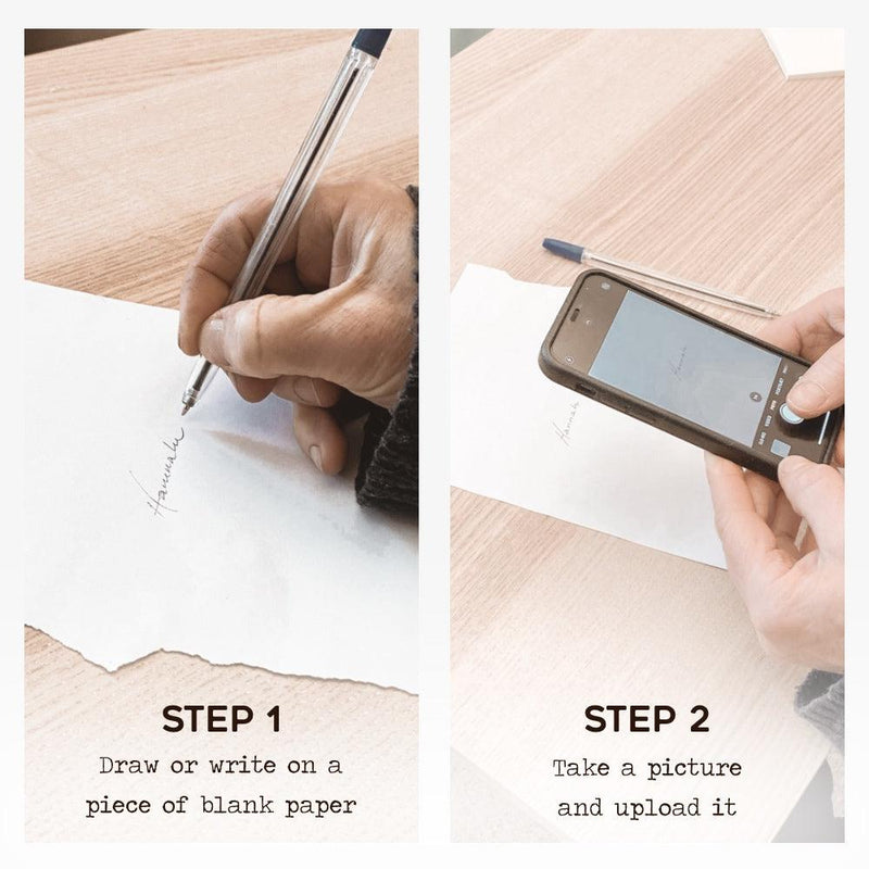 Custom Handwriting/Drawing Charm - Customcuff