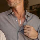 (CUSTOMCUFF)RED Bar Necklace - Customcuff