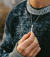 (CUSTOMCUFF)RED Bar Necklace - Customcuff