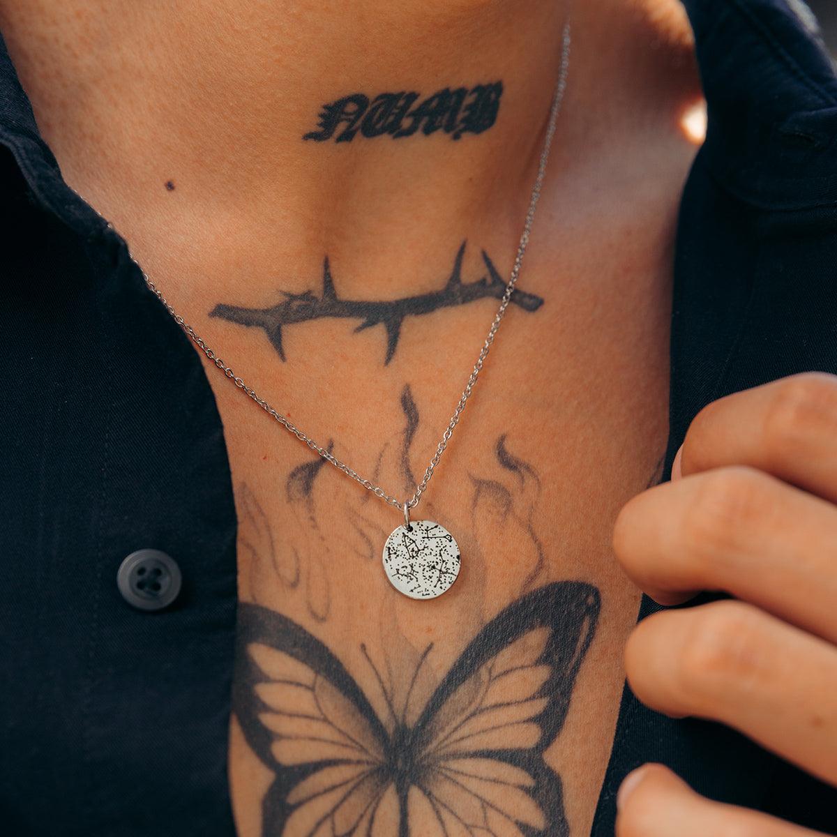 Custom Star Map Coin Necklace - Customcuff