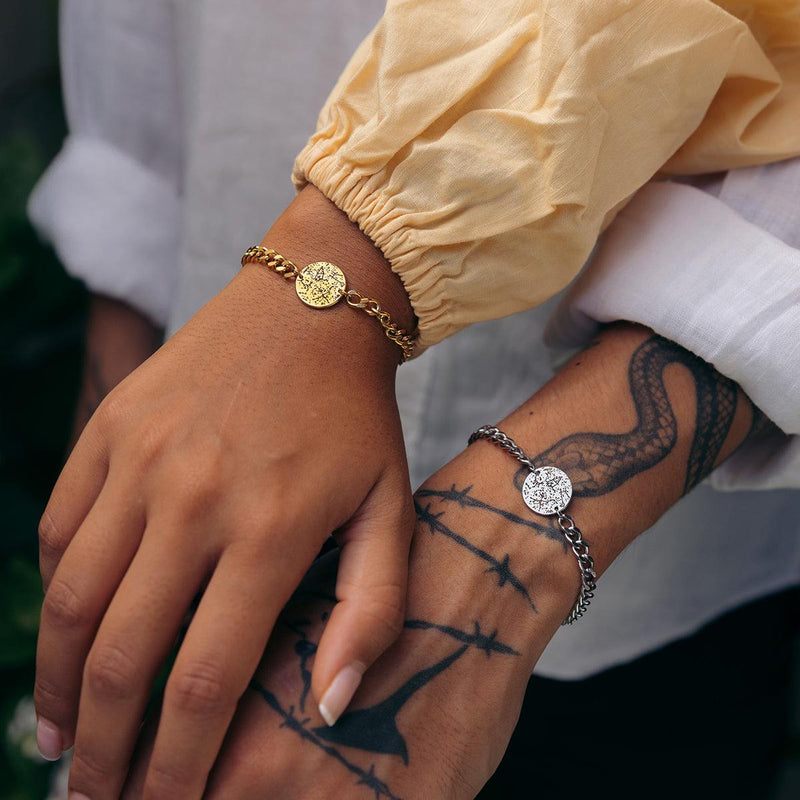 Custom Star Map Chain Bracelet - Customcuff