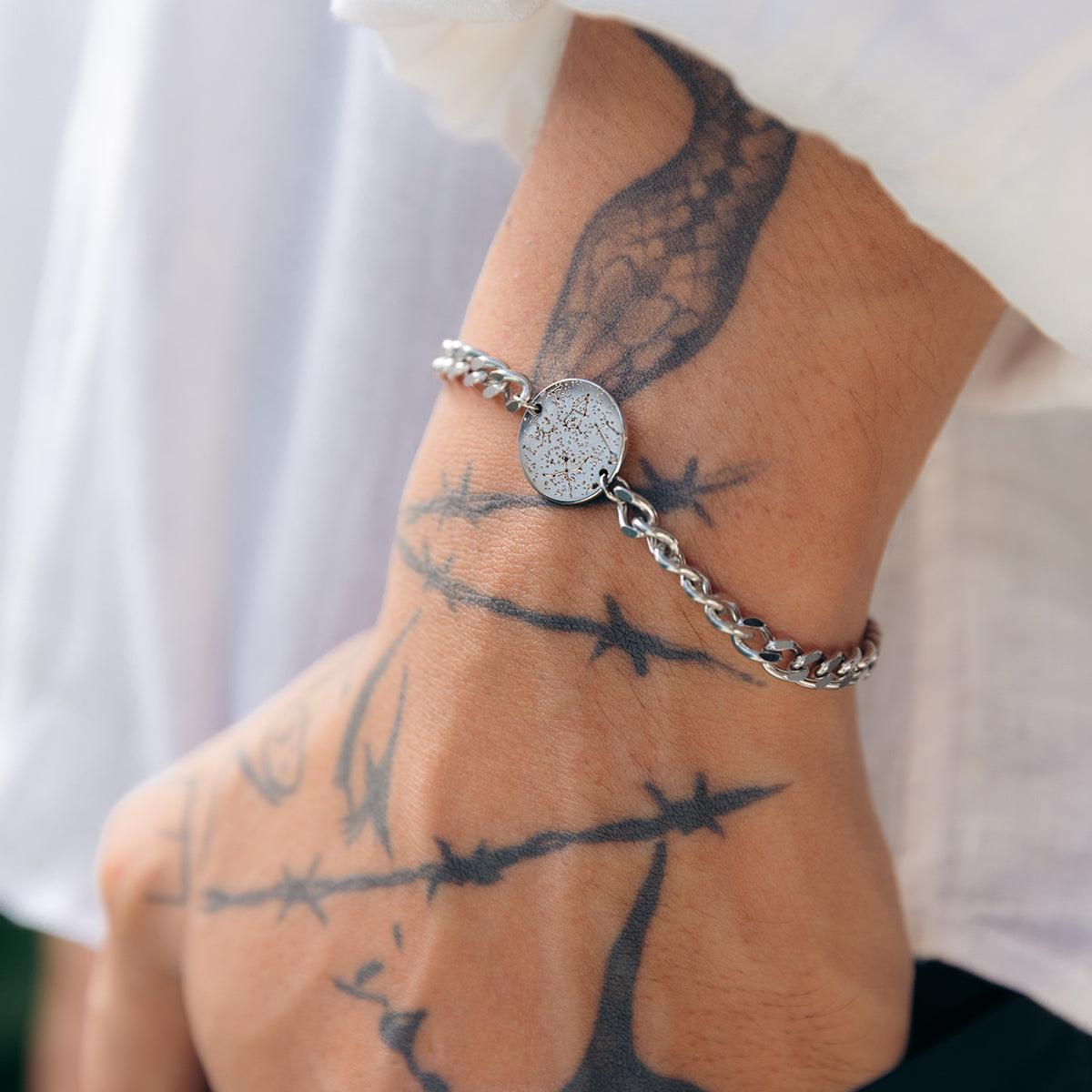 Custom Star Map Chain Bracelet - Customcuff