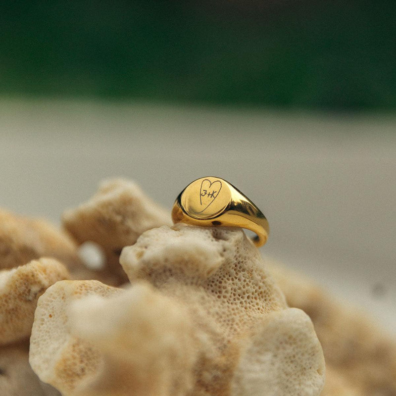 Handwriting/Drawing Ring - Customcuff